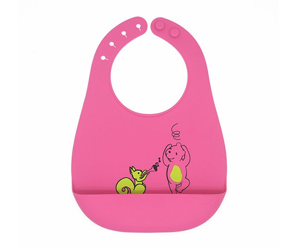 免洗幼兒硅膠口水兜，嬰兒衣物防臟圍兜